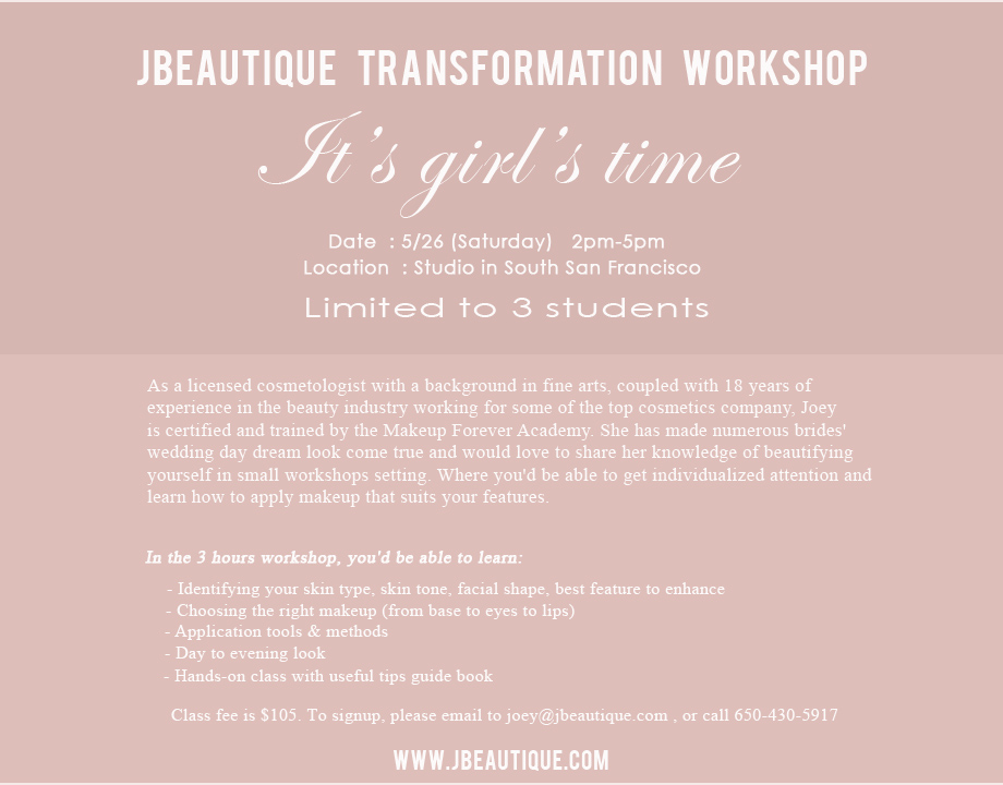 san francisco makeup lesson class