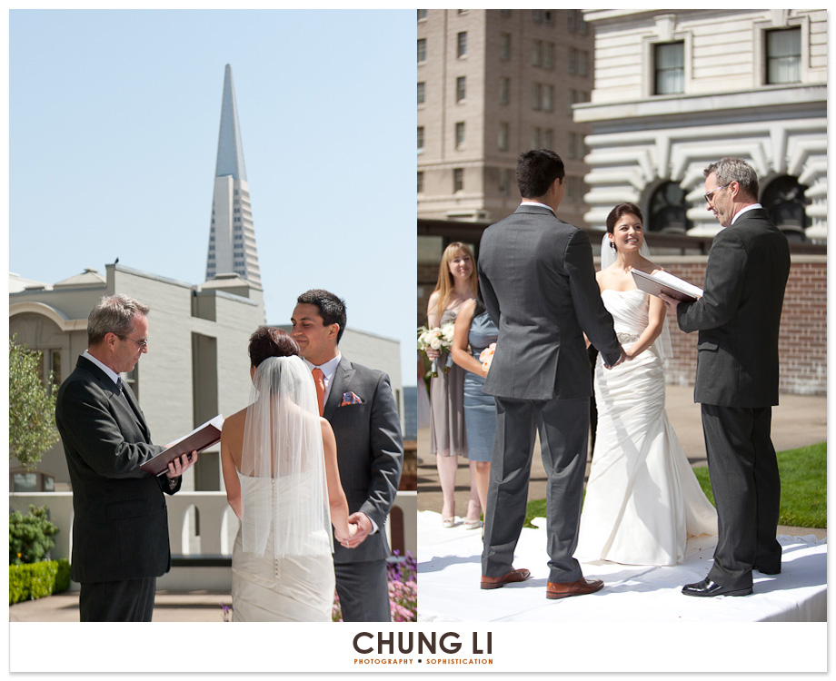 san francisco fairmont hotel roof garden wedding