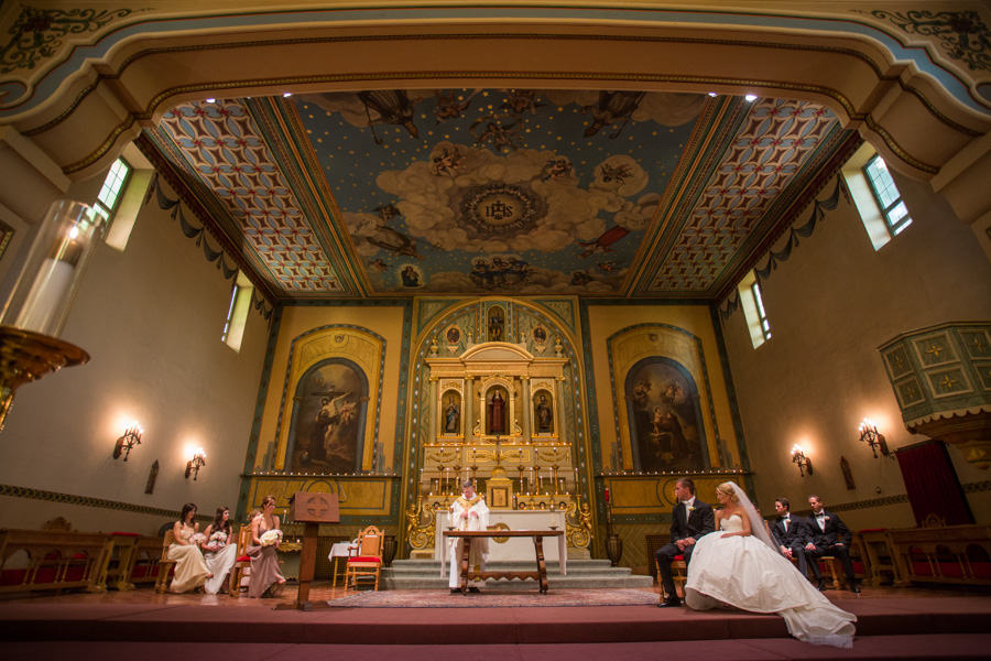 santa clara university mission santa clara wedding 