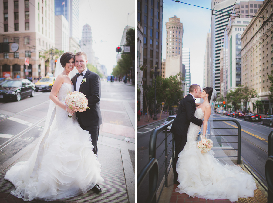 san francisco wedding photographer down town 