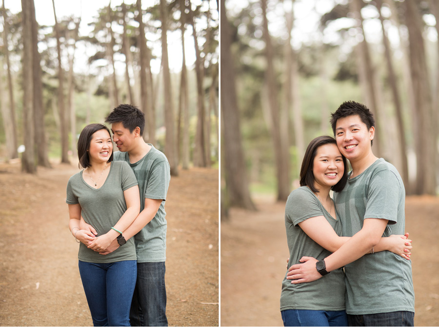 san francisco lands end presidio engagement photo photoshoot