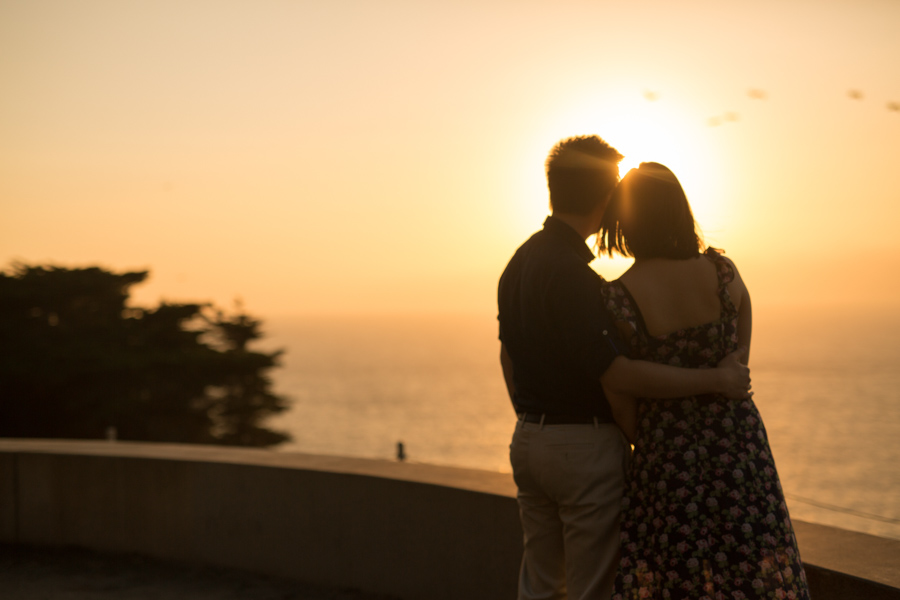 san francisco lands end presidio engagement photo photoshoot