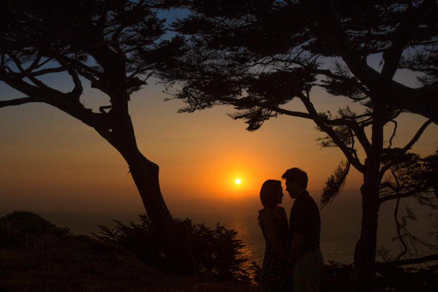 san francisco lands end presidio engagement photo photoshoot