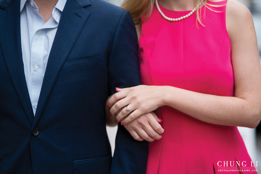 fort point cable car engagement wedding photographer