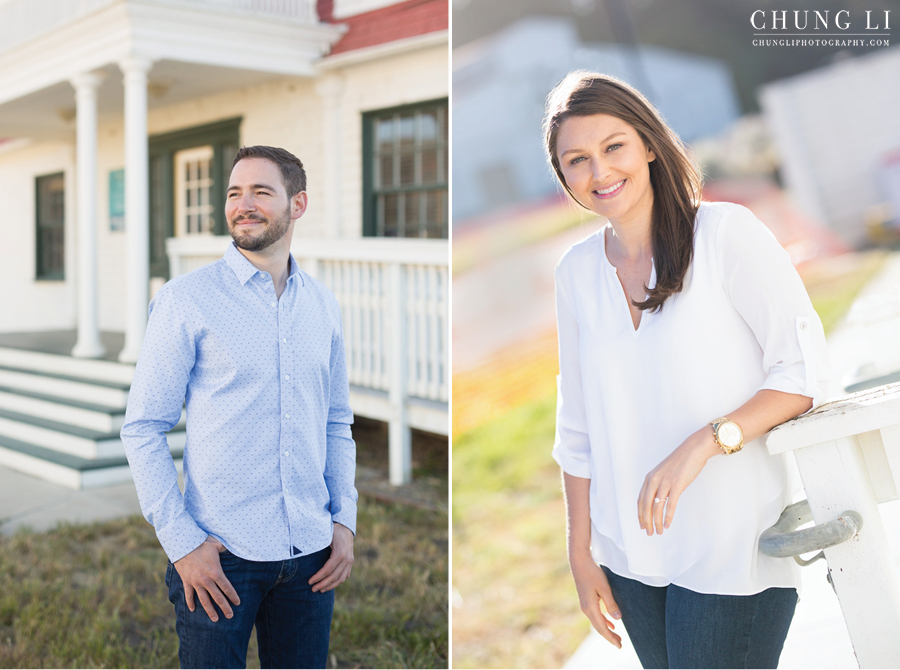 san francisco golden gate bridge crissy field engagement wedding photographer