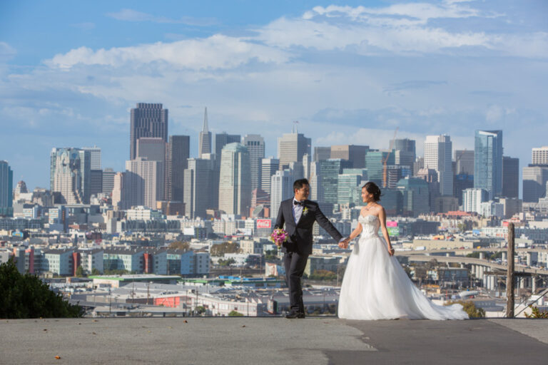 potrero hill wedding photo shoot chung li